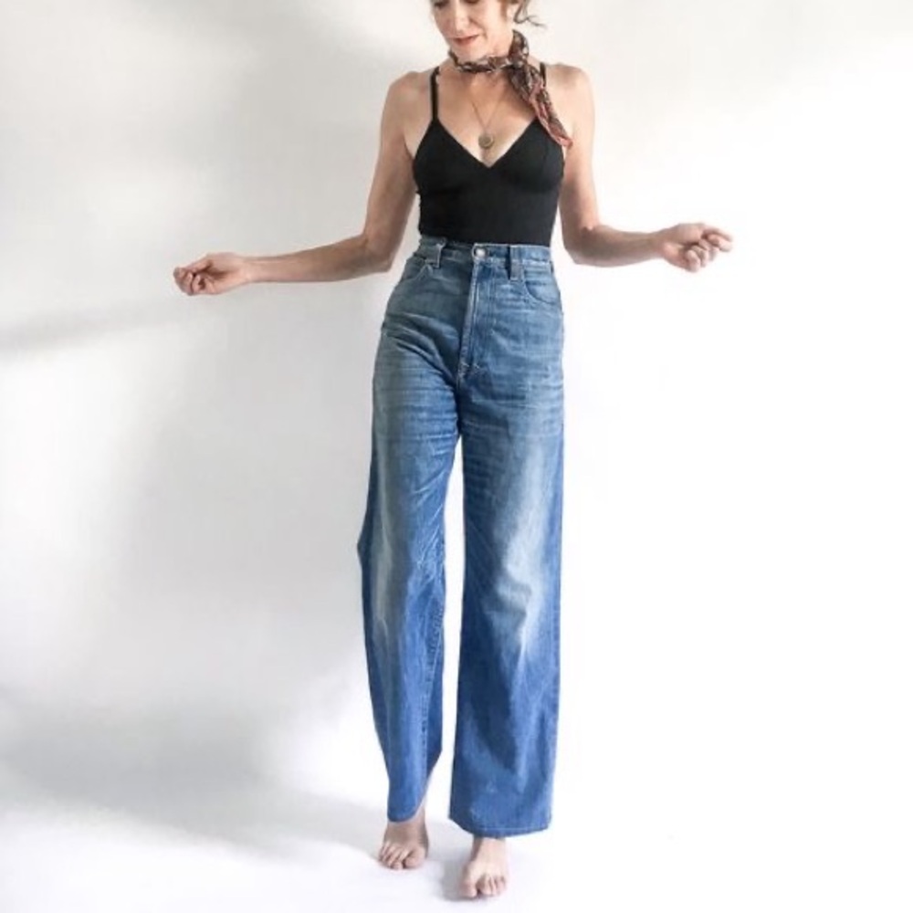 Imogene and Willie Women's Catherine Super High Rise Trouser Leg Jeans